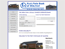 Tablet Screenshot of firststatebank-olmsted.com